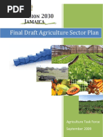 Vision 2030 Jamaica - Final Draft Agriculture Sector Plan (September 2009)