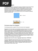 Impact Test On Aggregates