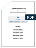 Learning and Development Strategy of Tata Consultancy Services Ltd. (TCS)