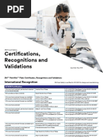 3M Certification Validation & Recognition