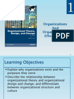 Organizations and Organizational Effectiveness