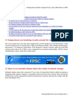 10 Important Climate Change Facts - CSS, PMS Notes in PDF