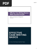 LN BA101 1 Effective Case Writing Basics + Minto Pyramid Principle S12017