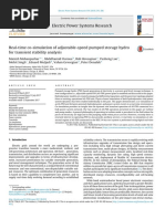 Real Time Co Simulation of Adjustable Speed Pumped Sto 2018 Electric Power S