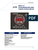 DKG-117 Synchroscope and Check Synch Relay