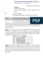 Informe Requerimiento 2018-I