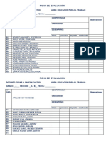 Ficha para La Evaluacion y Juego de Roles