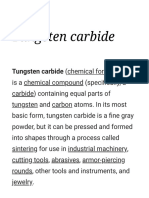 Tungsten Carbide