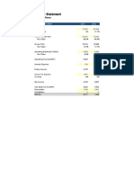 Income Statement: Company Name