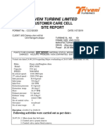 Triveni Turbine Limited: Customer Care Cell Site Report