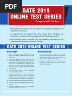 Gate 2019 Online Test Series