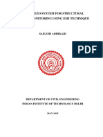 Dual Piezo System For Structural Health Monitoring Using EMI Technique