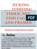 Checking Harvesting Tools, Net Fish Cages and Frames