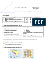 Evaluación HIstoria Mapas y Planos