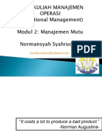 Managemen Mutu (Presentasi)