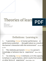 Learning Theories