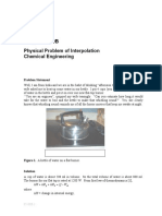 Chapter 05.00B Physical Problem of Interpolation Chemical Engineering