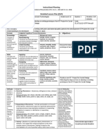 Detailed Lesson Plan (DLP) : Instructional Planning