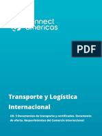 Documentos de Transporte y Certificados. Comercio Exterior