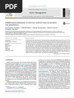 Solidi Cation/stabilization of Ash From Medical Waste Incineration Into Geopolymers