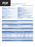 NPS Transaction Statement For Tier I Account