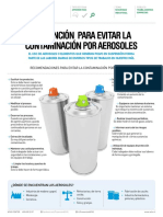 Prevencion para Evitar La Contaminacion Por Aerosoles