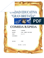 Comida Rapida Monografia