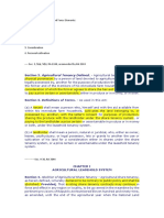 Section 3. Agricultural Tenancy Defined. - Agricultural Tenancy Is The