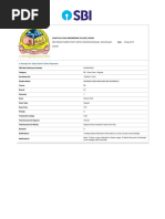 E-Receipt For State Bank Collect Payment