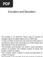 Encoders and Decoders