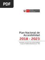 Plan Nacional de Accesibilidad 2018-2013