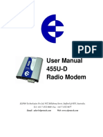 User Manual 455U-D Radio Modem