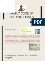 Family Code Article 18-35