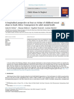 A Longitudinal Perspective On Boys As Victims of Childhood Sexual Abuse in South Africa: Consequences For Adult Mental Health (2018)