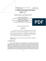 Codes Over Muffin Ideals of Quaternion Integer Ring-: Shaikh Javed Shafee and Arunkumar R. Patil