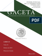 Gaceta Del Semanario Judicial de La Federación