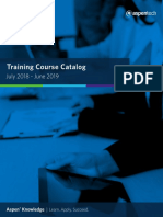 Aspentech Course Catalog Fy18