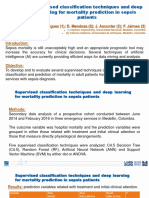 Supervised Classification Techniques and Deep Learning For Mortality Prediction in Sepsis Patients