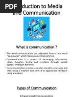 Types of Communication