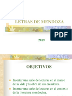 Panorama Literatura de MENDOZA