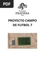 Proyecto Construcción Campo Fútbol 7