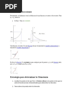 Creciente o Decreciente