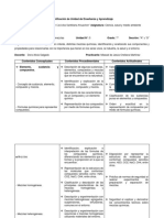 PLAN DE UNIDAD 5 Mezcla de 7° Grado