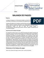 Balanza de Pagos