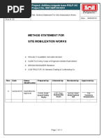 MS For Site Mobilization Work Rev.0