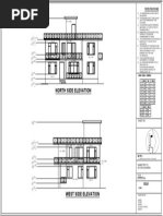 North Side Elevation: Specifications