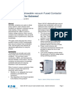 Eaton MV Withdrawable Vacuum Fused Contactor Trucks - : Built For Extreme!