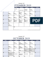 2019-20 Concurrent Calendar