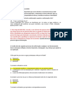 Lista de Exercício Processos de Conformação