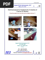 Field Instruments For Nondestructive Evaluation of Concrete & Masonry